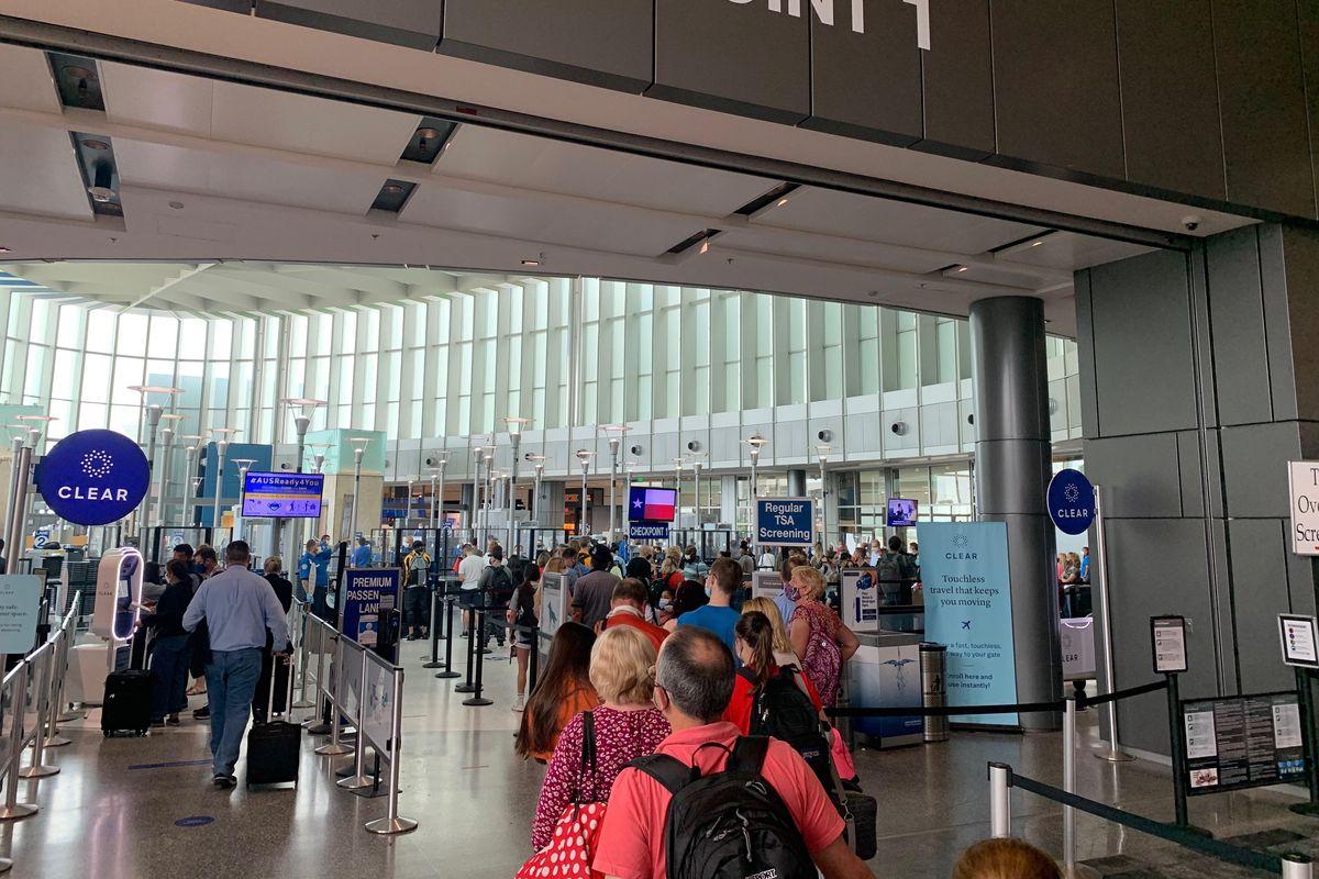 Traffic remained high at Austin airport over Labor Day weekend despite third COVID surge