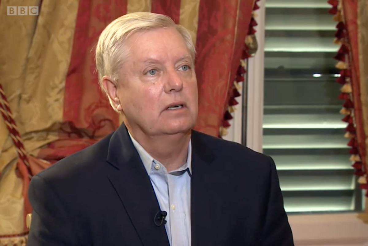 Lindsey Graham Pines For His Two Great Loves, Forever War And Donald Trump