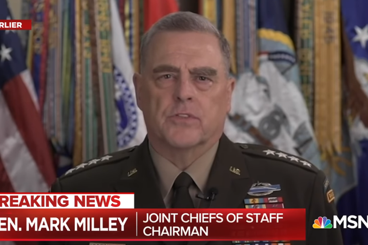 So What's Up With General Milley? He's About To Tell Congress!