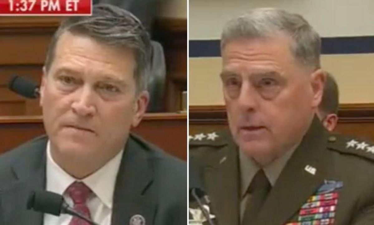 Biden's Top General Had the Most Relatable Response After Pro-Trump Rep Asks If He'll Resign