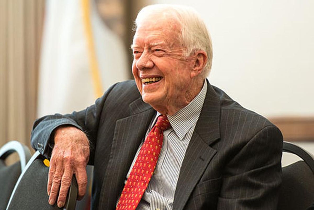 Jimmy Carter is staying in for his 97th birthday. But here's how you can send him a message.