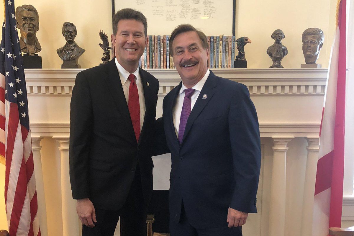 Alabama Secretary Of State Talks Election Security With Traveling Pillow Salesman