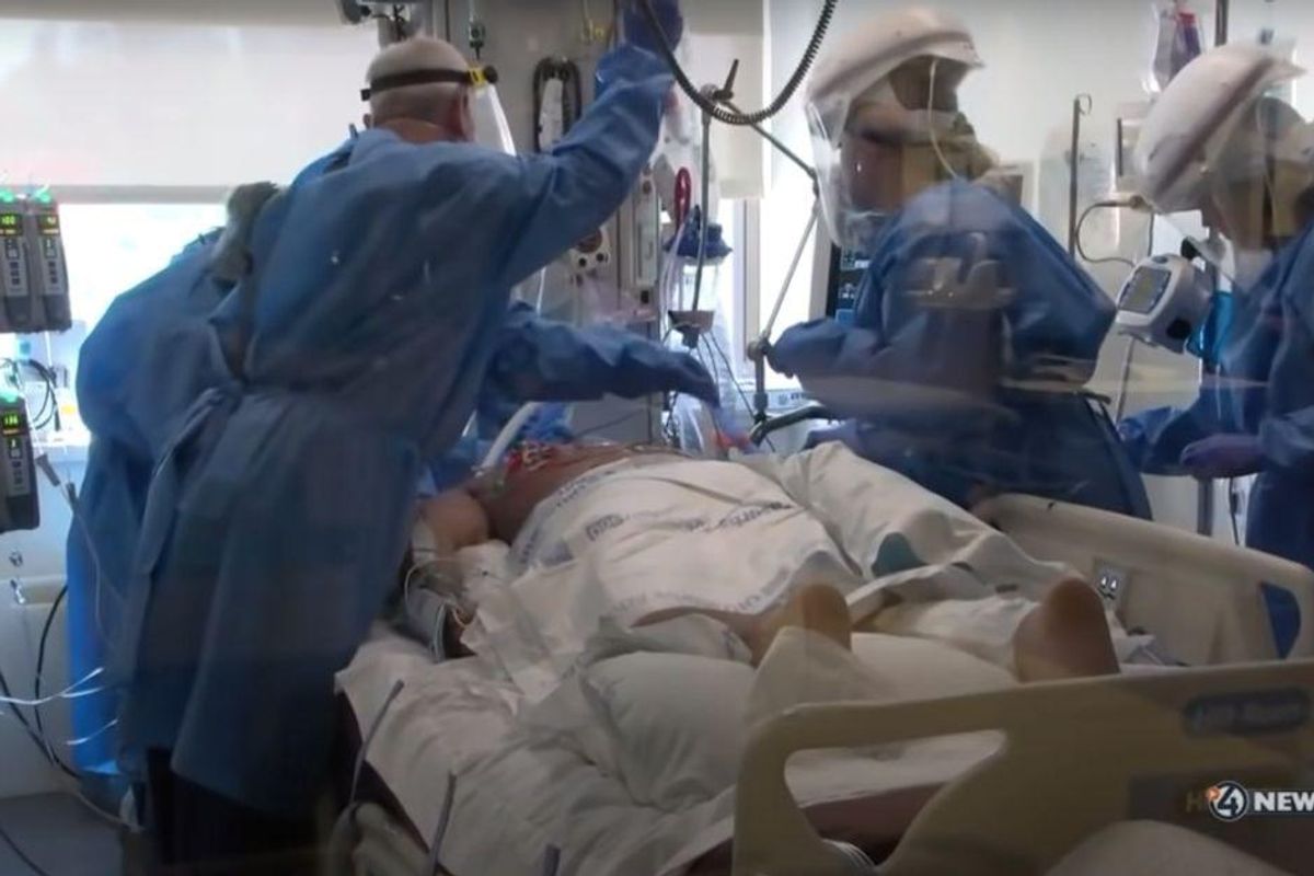 A news crew got rare access to a hospital's ICU and revealed the actual toll of COVID-19