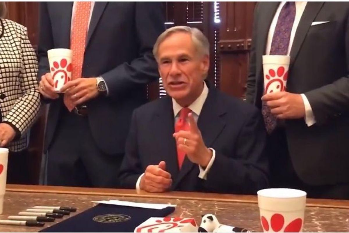 Greg Abbott So Excited He Banned Abortion, Let Him Tell You In His Own Words!