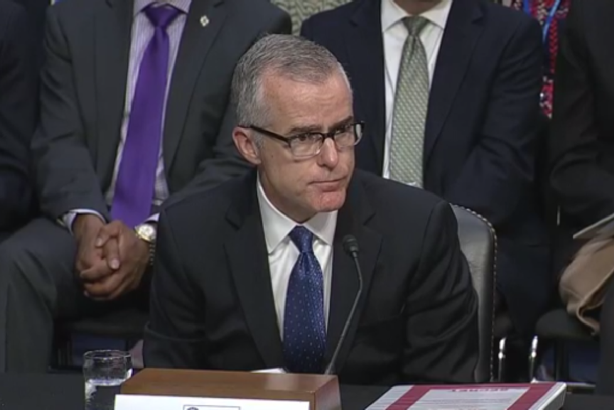 DOJ Settles Lawsuit, Gives Former FBI Director Andy McCabe Full Pension, Cufflinks, And Backrubs