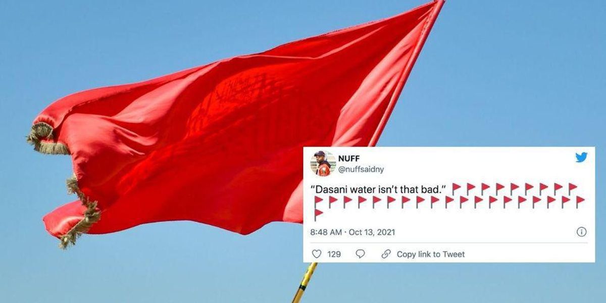 Have you been seeing a lot of red flag emojis on social media? Here's