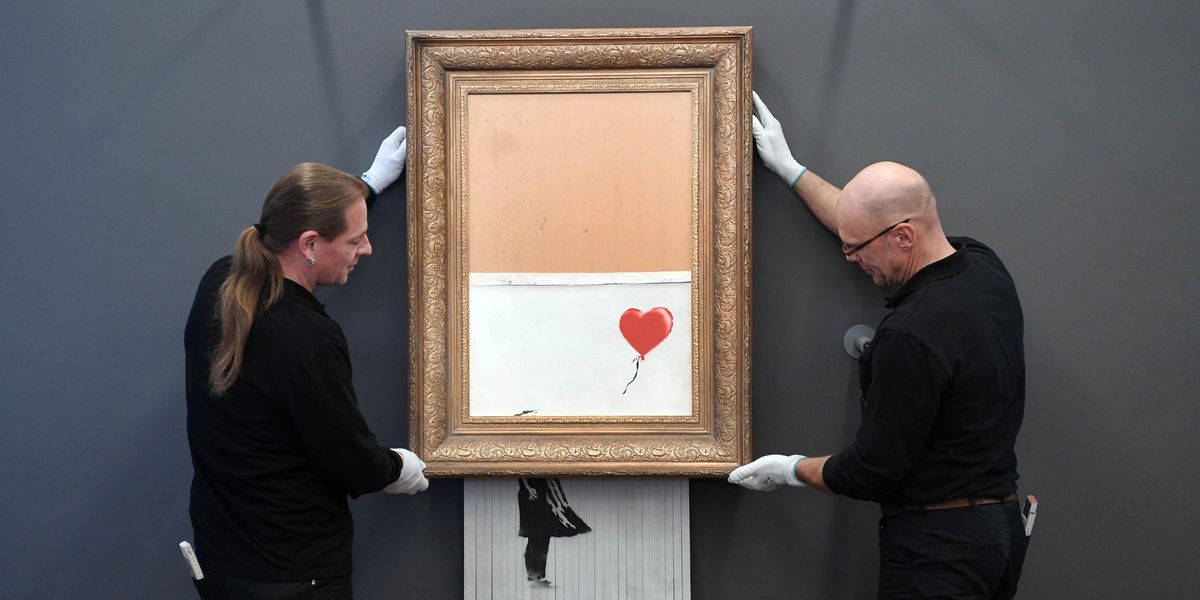 Banksy's Self-Shredded Artwork Sold for $25 Million