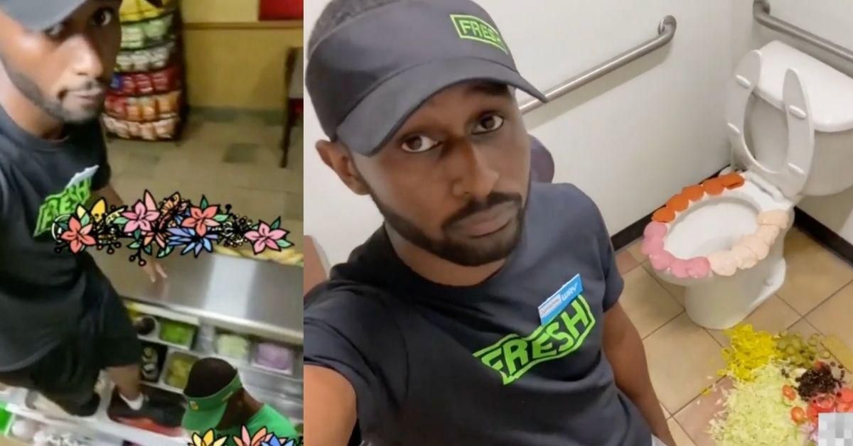Subway Worker Fired After Filming Himself Putting Deli Meats On Toilet Seat For Online Clout