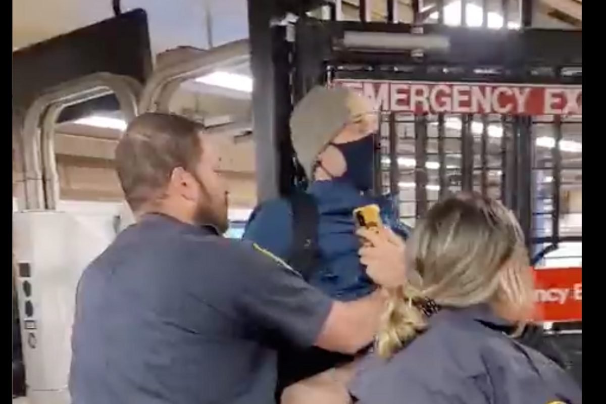Anti-Vax, Unmasked Cops Throwing Whiny-Ass Temper Tantrums ERREWHERE