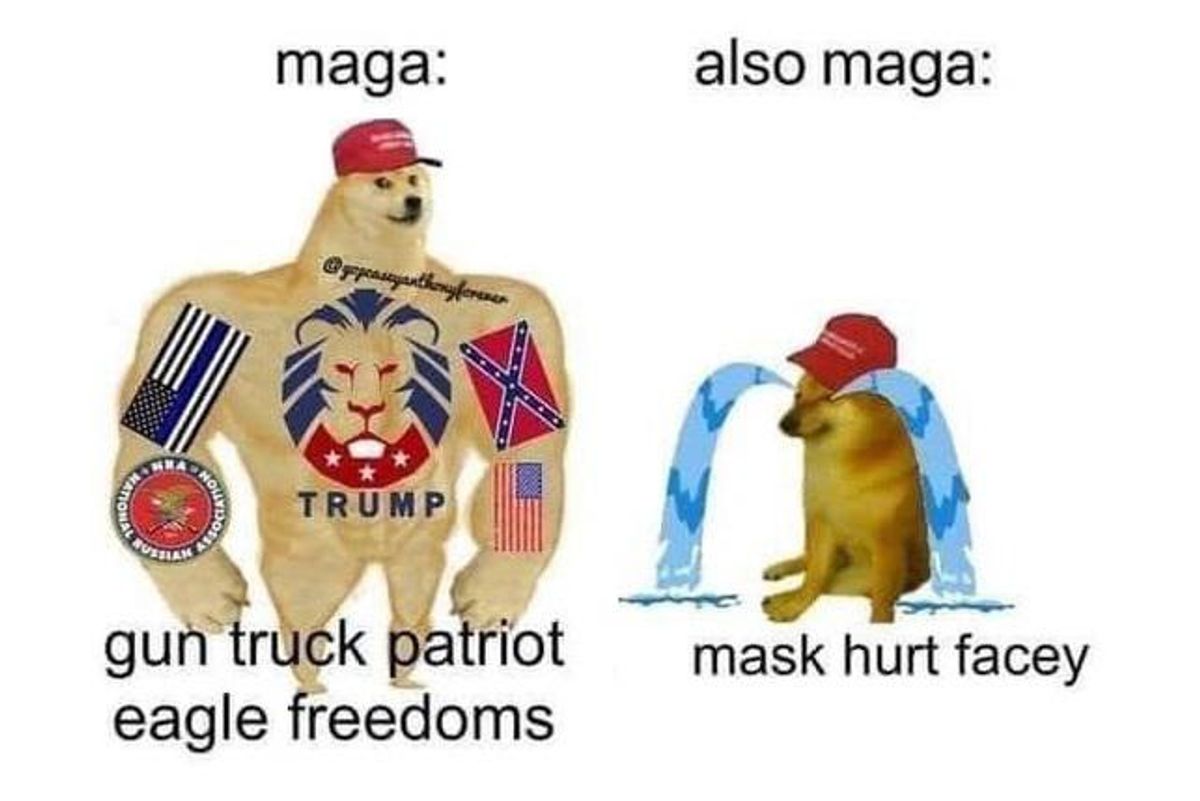 It's October 2021 And Stupid Dipsh*ts Are Still Being Stupid Dipsh*ts About Masks