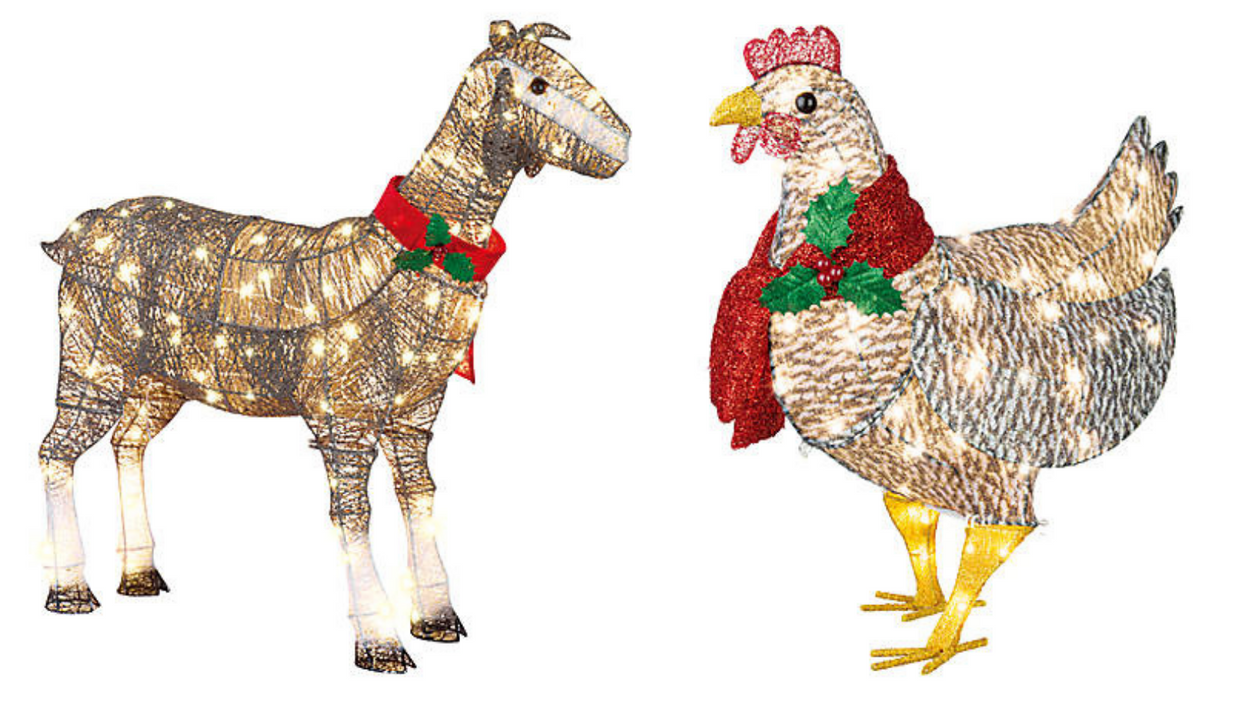 These Christmas farm animals are the Southern holiday decor we didn't know we needed