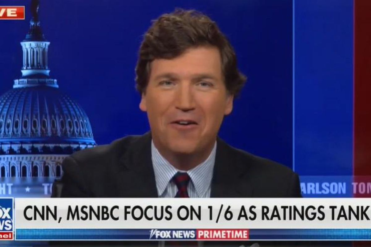 Tucker Says Poor Put-Upon White Capitol Terrorists Were Just Trying To Ask Congress Some Questions