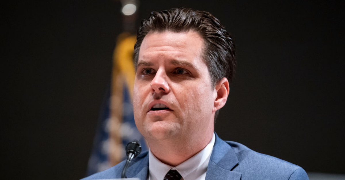 Matt Gaetz Claims 'Someone May Be Trying To Kill Me' In Bizarre Rant On The House Floor