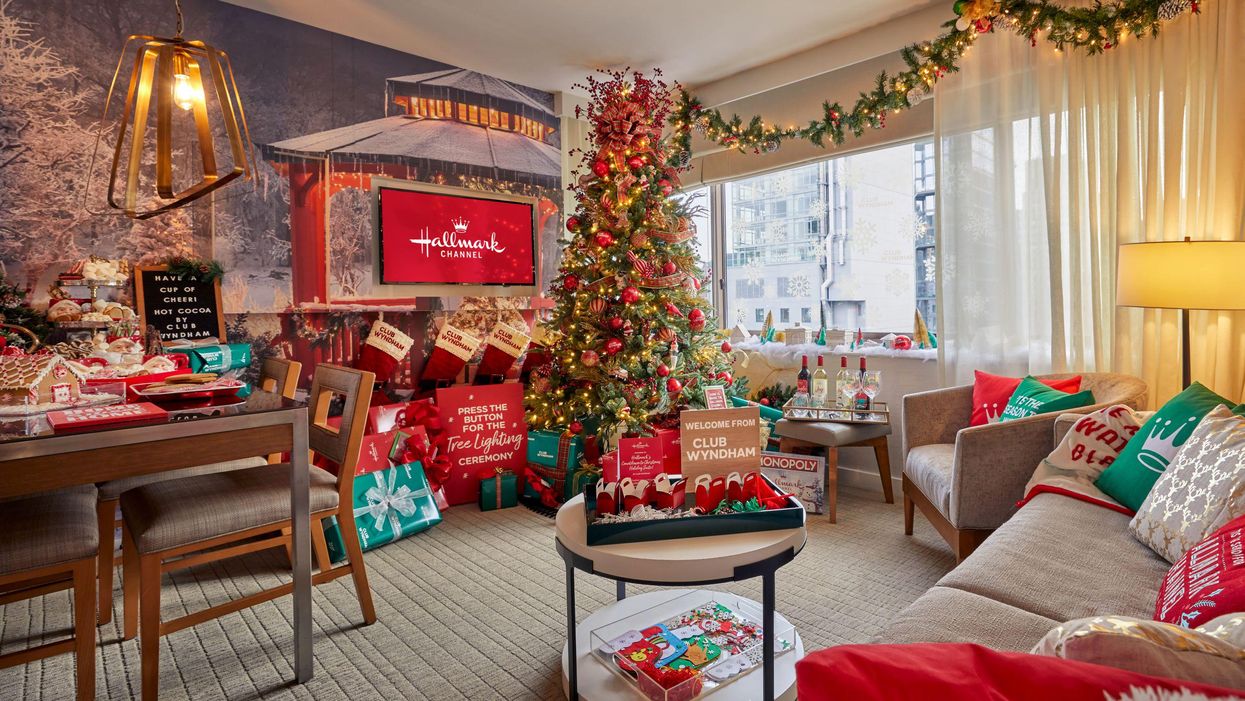 You can now spend the night inside a Hallmark Christmas movie at one of these holiday-themed suites