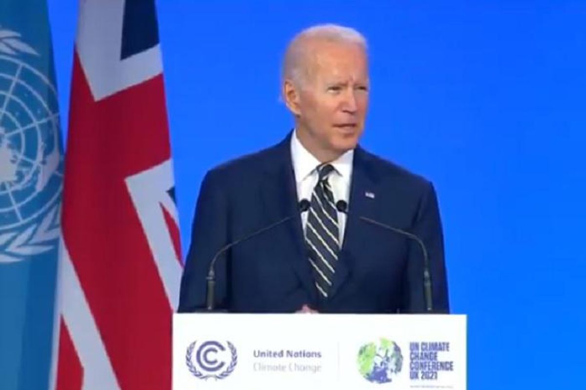 Why Is Biden At UN's COP26 Climate Summit When Kamala Is The Cop?