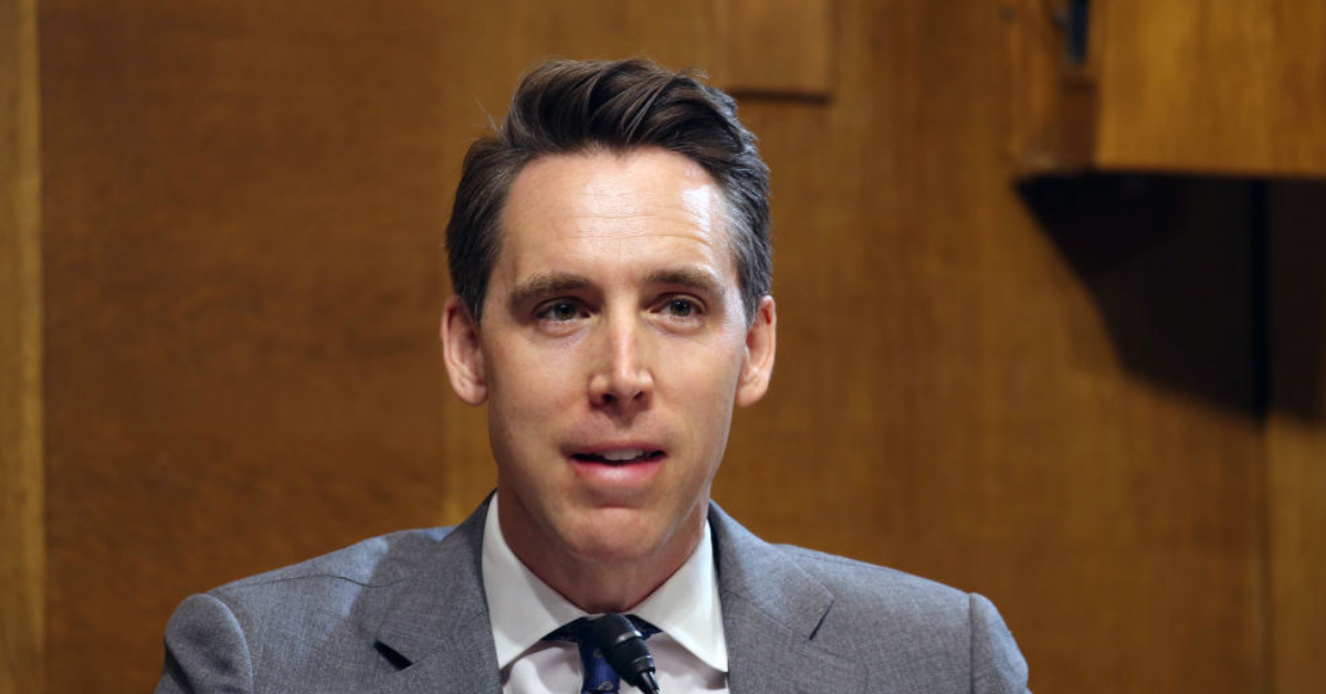 Josh Hawley Accuses The Left Of Attacking Masculinity To 'Give Us A World Beyond Men' In Bizarre Speech