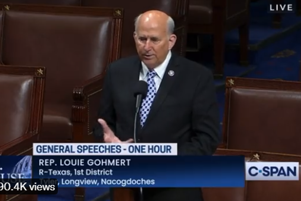 Louie Gohmert Doesn't Reckon He'd Like To Brush His Teeth With Tree Bark