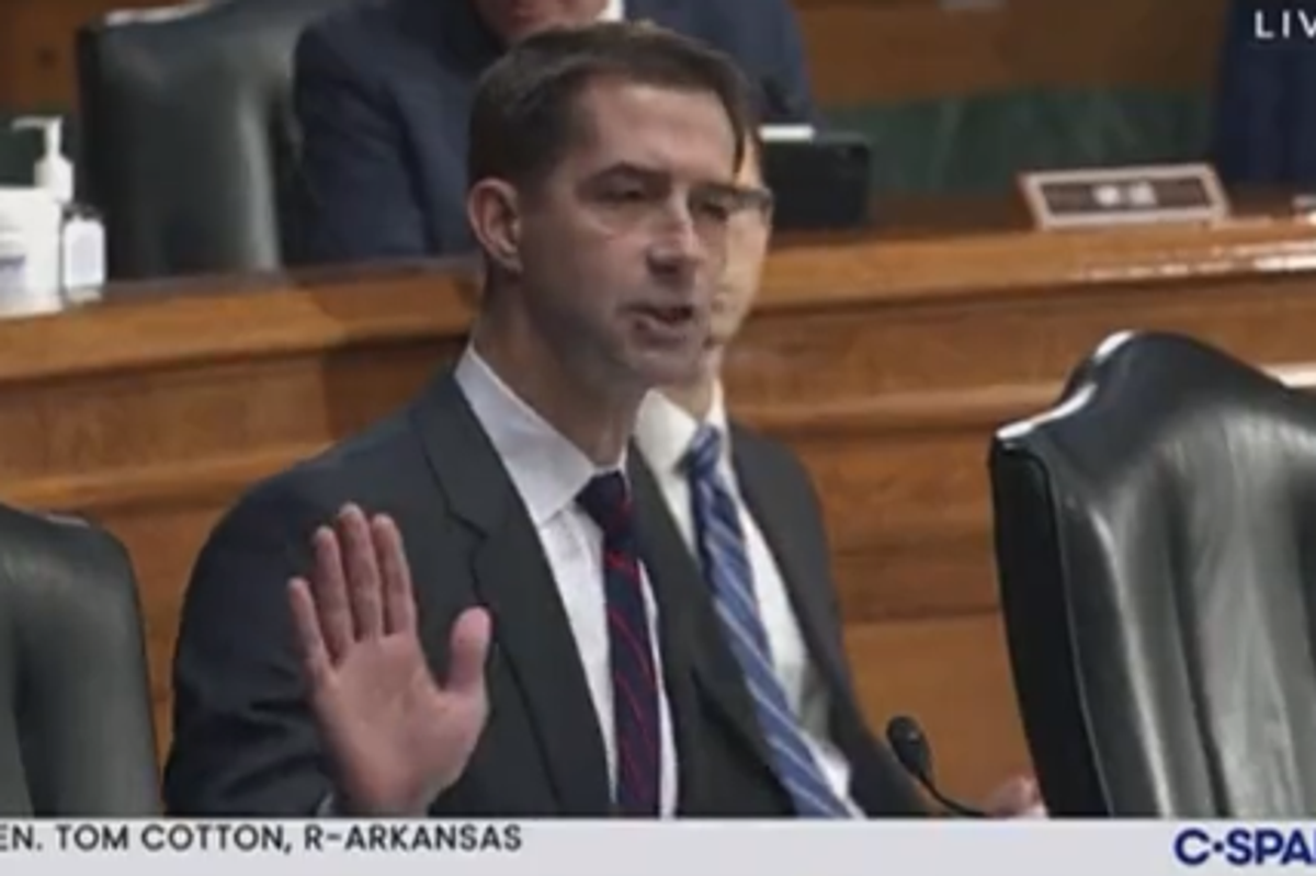 Tom Cotton So Mad At Merrick Garland, Boy Howdy, Oh Boy, Boy Howdy, Oh Boy!