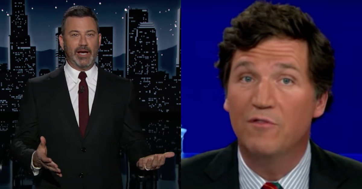 Jimmy Kimmel Had The Perfect 'Karen' Burn For Tucker Carlson—And People Are So Here For It