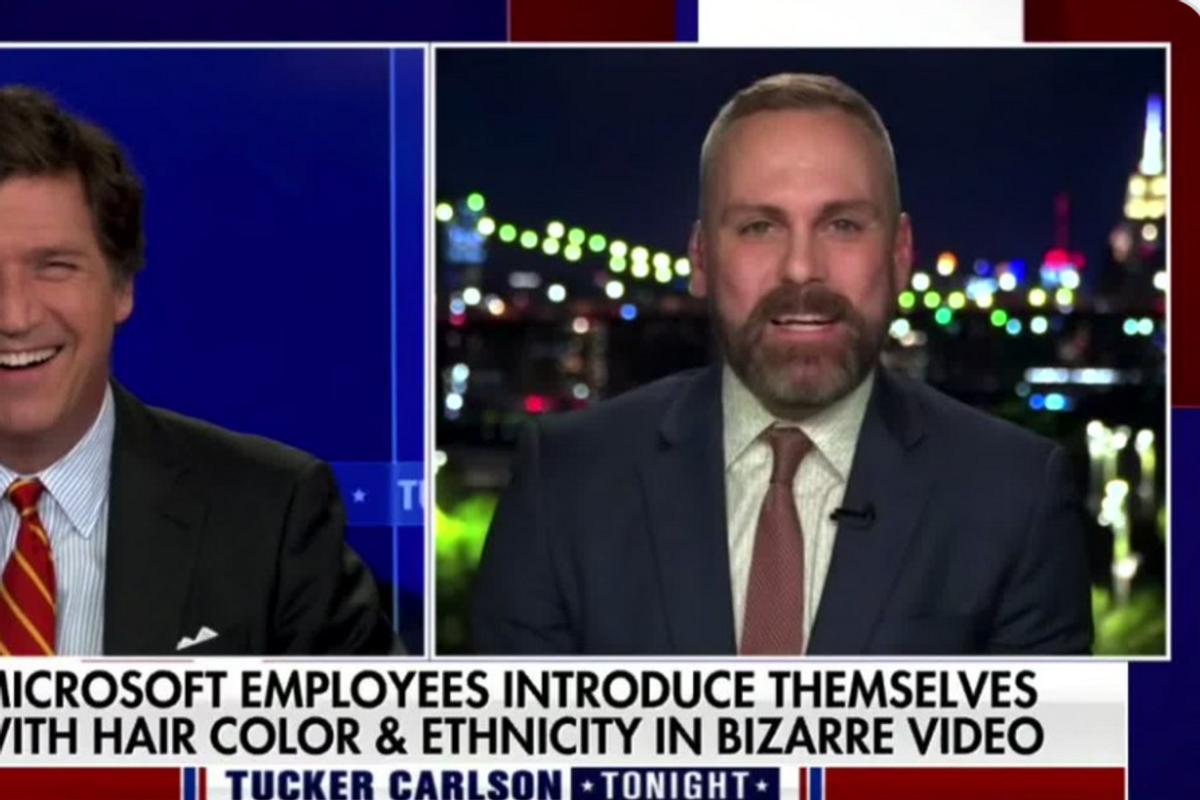Tucker Carlson, Other Anti-Woke Crusaders Really Pissed That Microsoft's Aware Blind People Exist