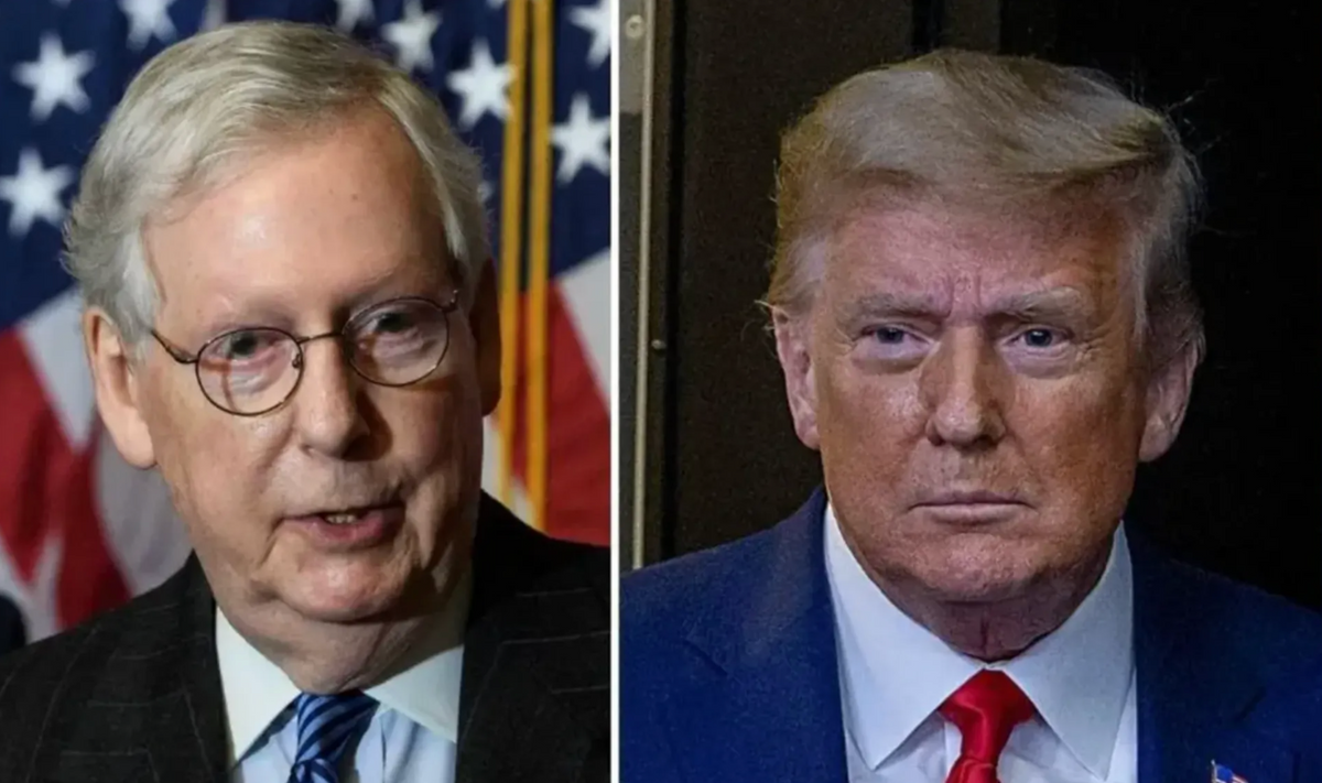 Trump Rips McConnell for Supporting Biden's Infrastructure Bill With Bizarre New Nickname