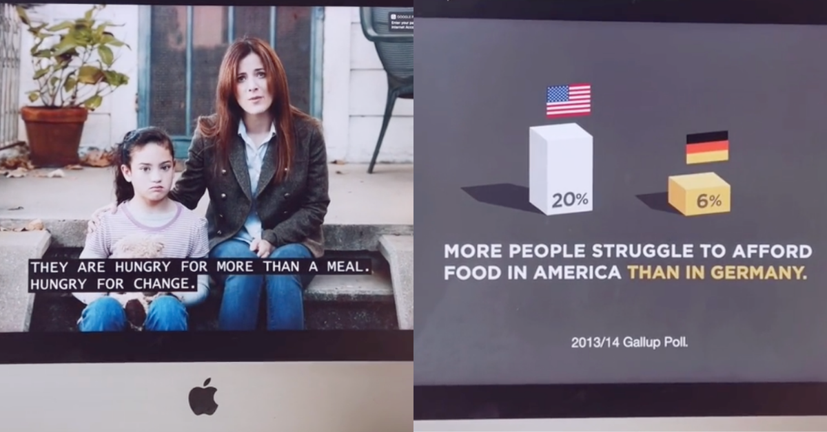 TikToker Stunned To Learn Viral PSA Asking Germans To Help 'Feed America' Is Actually A Real Ad