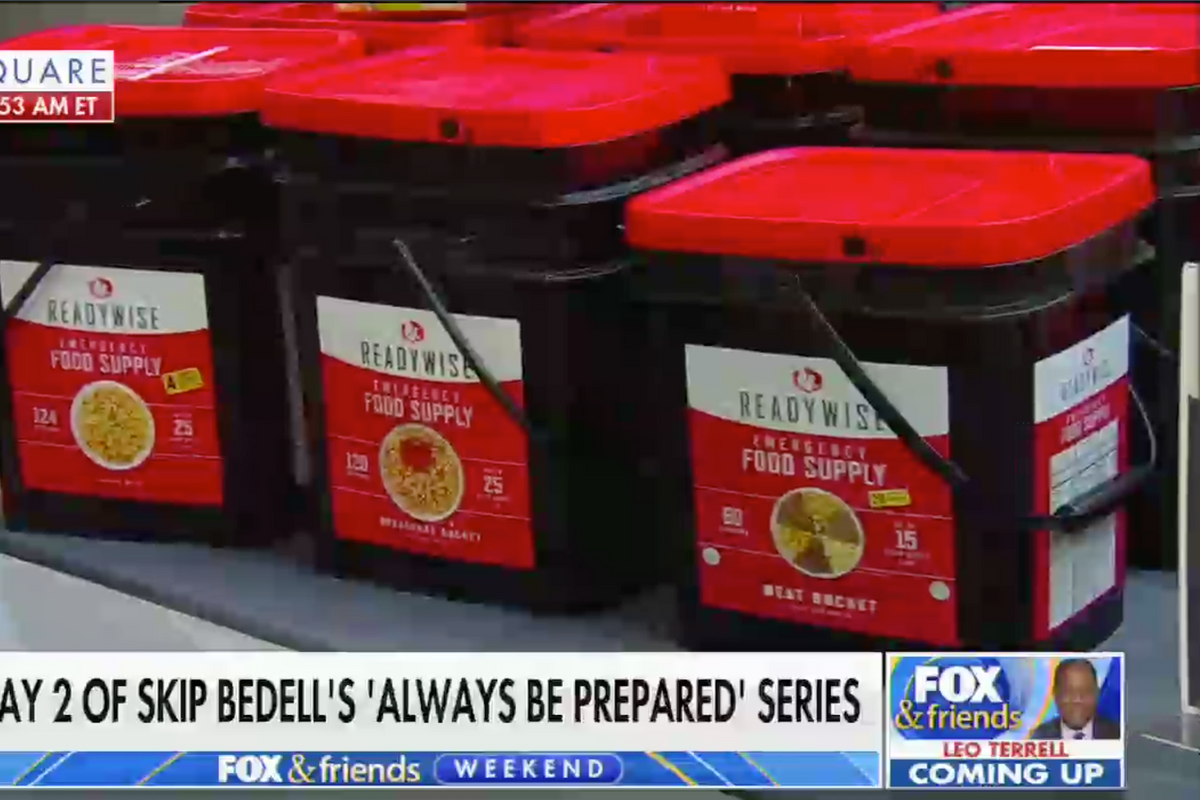 'Fox & Friends' Now Pushing Food Buckets Like Common Jim Bakkers