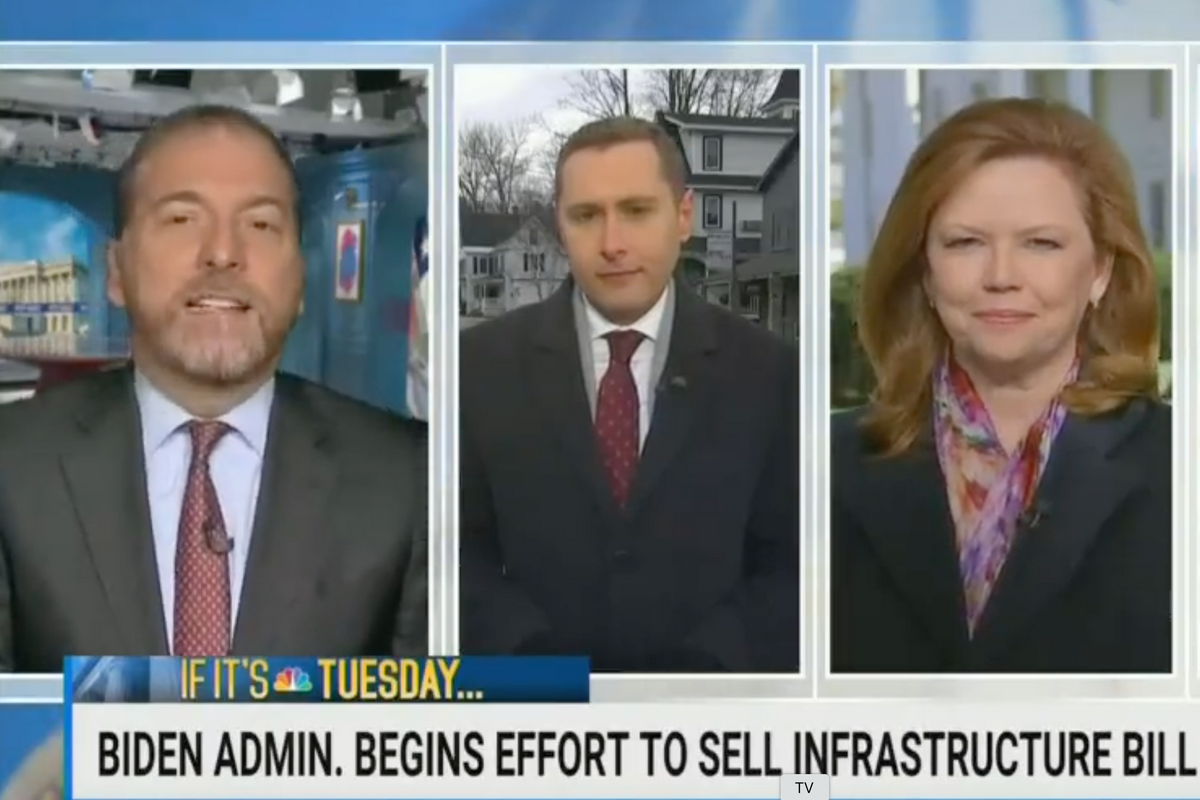 Chuck Todd Pretty Sure Biden’s Historic Infrastructure Bill Is DOOOOOM For Democrats, DOOOOOM