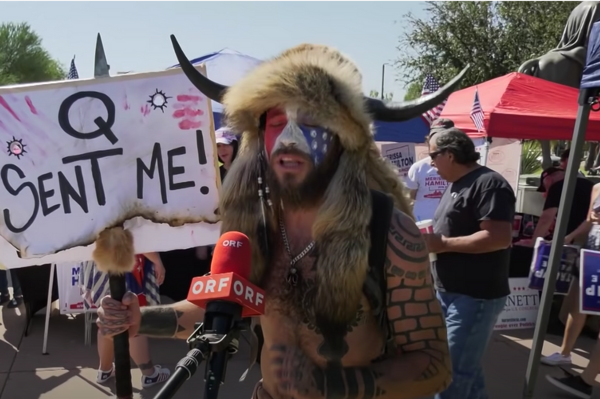 Judge Likens Q-Anon Shaman To MLK, Then Sends Him To Jail