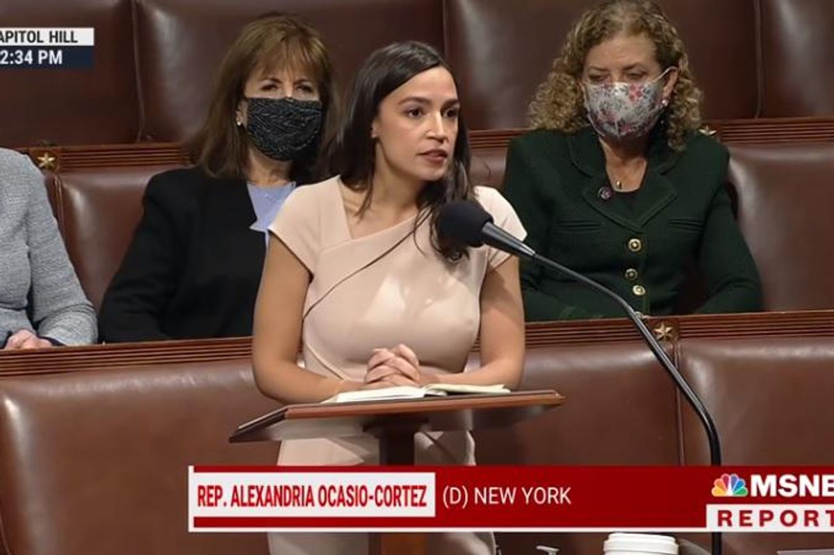 Republicans BIG MAD Pelosi And AOC Took Away Rep. Paul Gosar's Free-Speech Death-Threat Rights