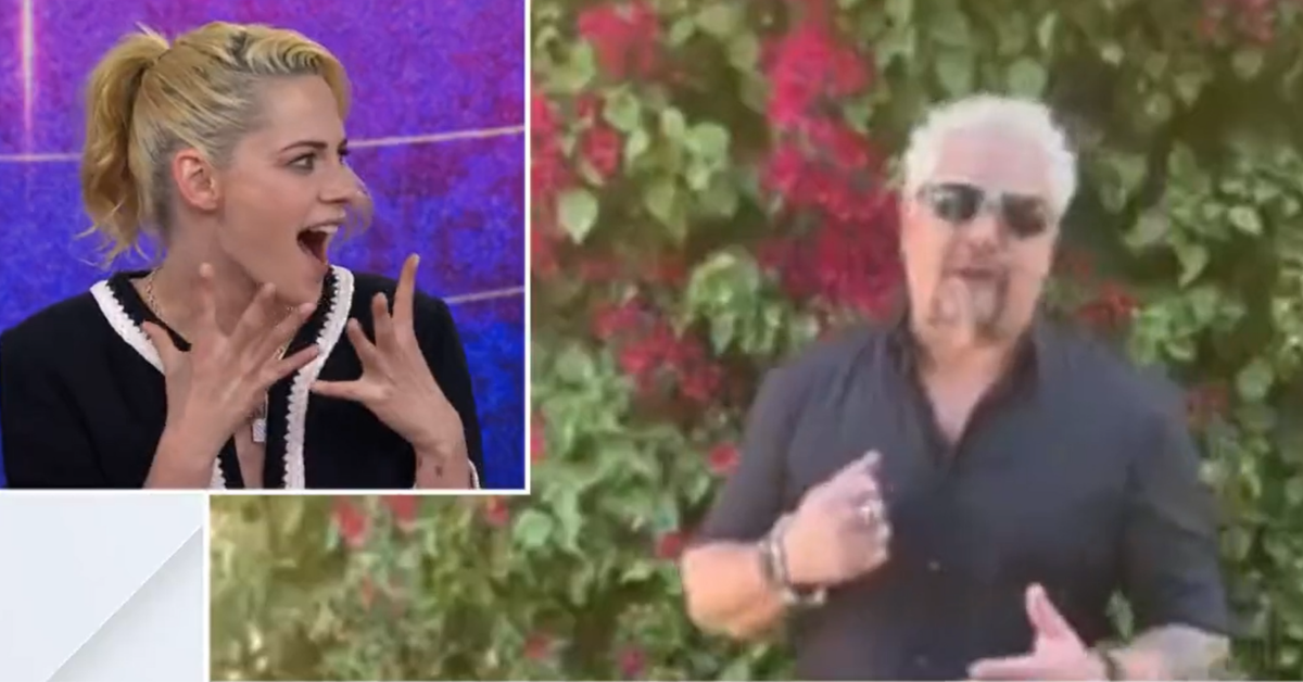 Kristen Stewart Can't Contain Her Glee After Guy Fieri Says He's 'All In' To Officiate Her Wedding