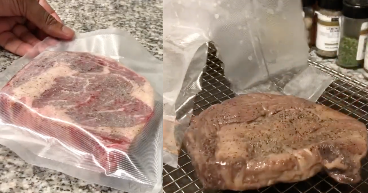 CBS Reporter Stunned After Hack For Cooking Steak In A Dishwasher Works Like A Charm