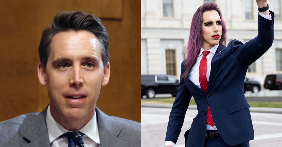 Twitter Is Giving 'Champion Of American Masculinity' Josh Hawley Some Epic Drag Makeovers