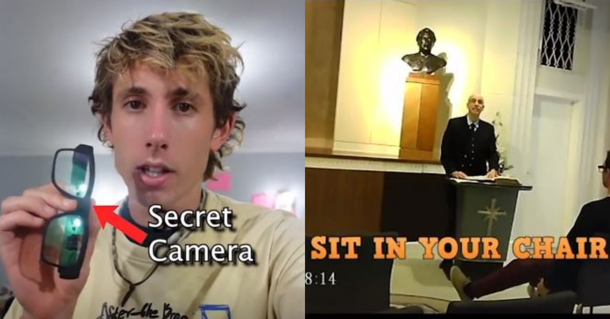 TikToker Uses Glasses With Camera In Them To Record Super Unsettling Scientology Service