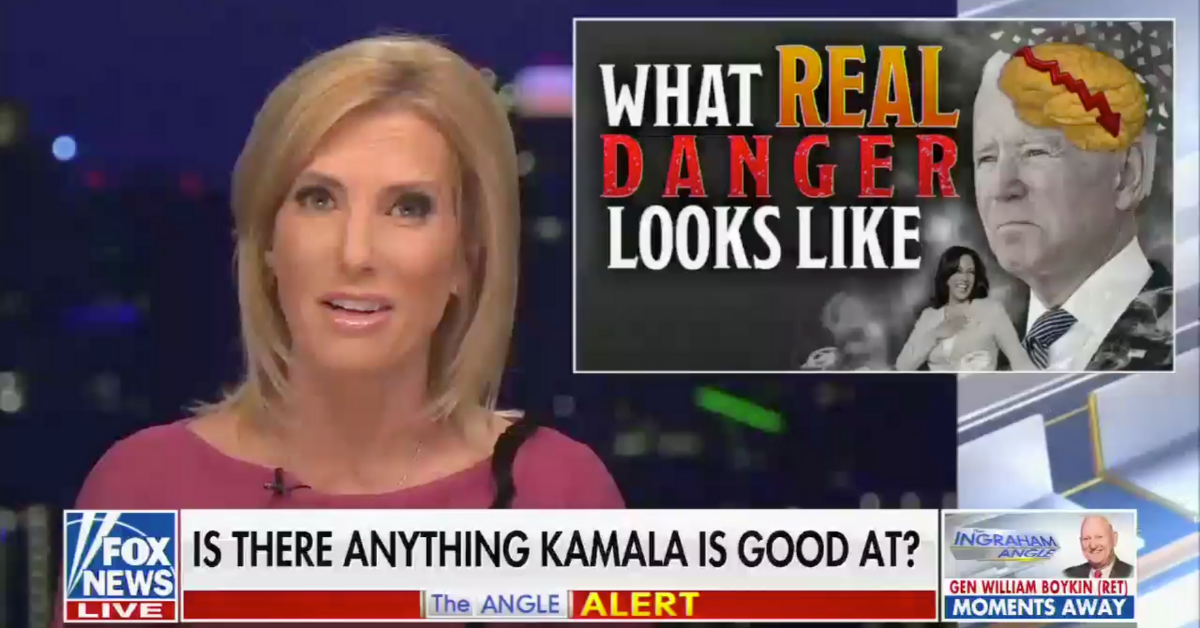 Ingraham Calls VP Kamala Harris 'Completely Incapable' In Racist Rant ...