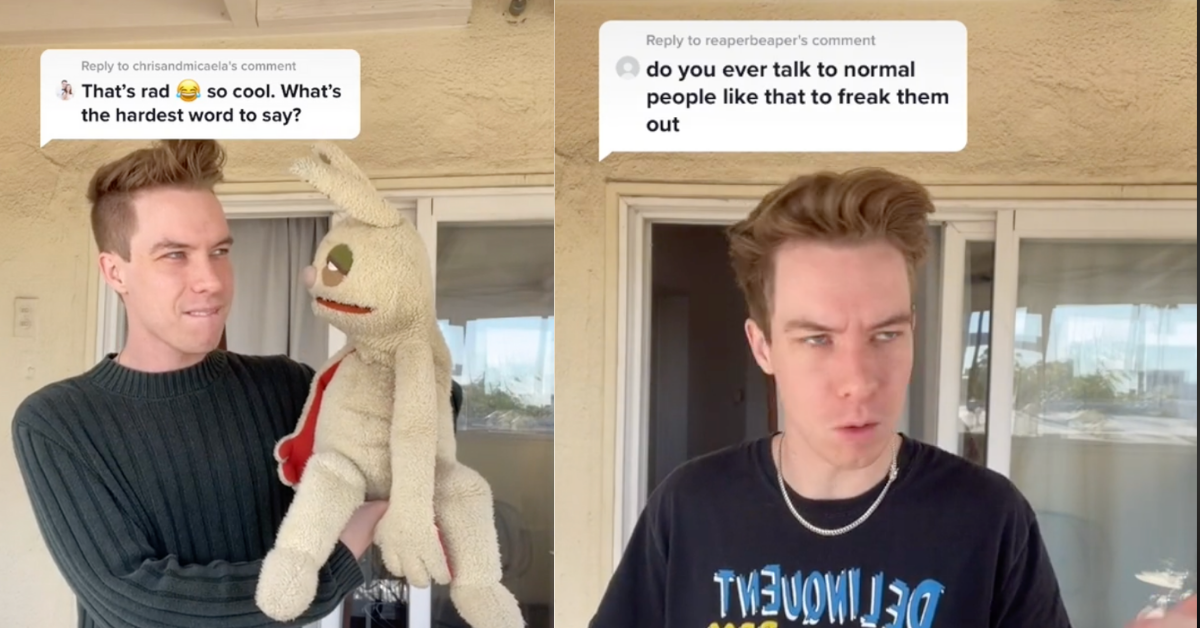 Ventriloquist Stuns TikTok By Showing Off His Ability To 'Delay' His Voice When Speaking To Others