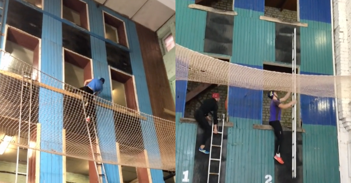 Firefighter Leaves TikTok Stunned With His Ability To Quickly Scale Buildings Using A Single Ladder
