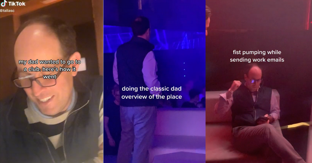 Dad Goes Viral For Going Clubbing With His Daughter—And TikTok Just Found Its Newest Icon