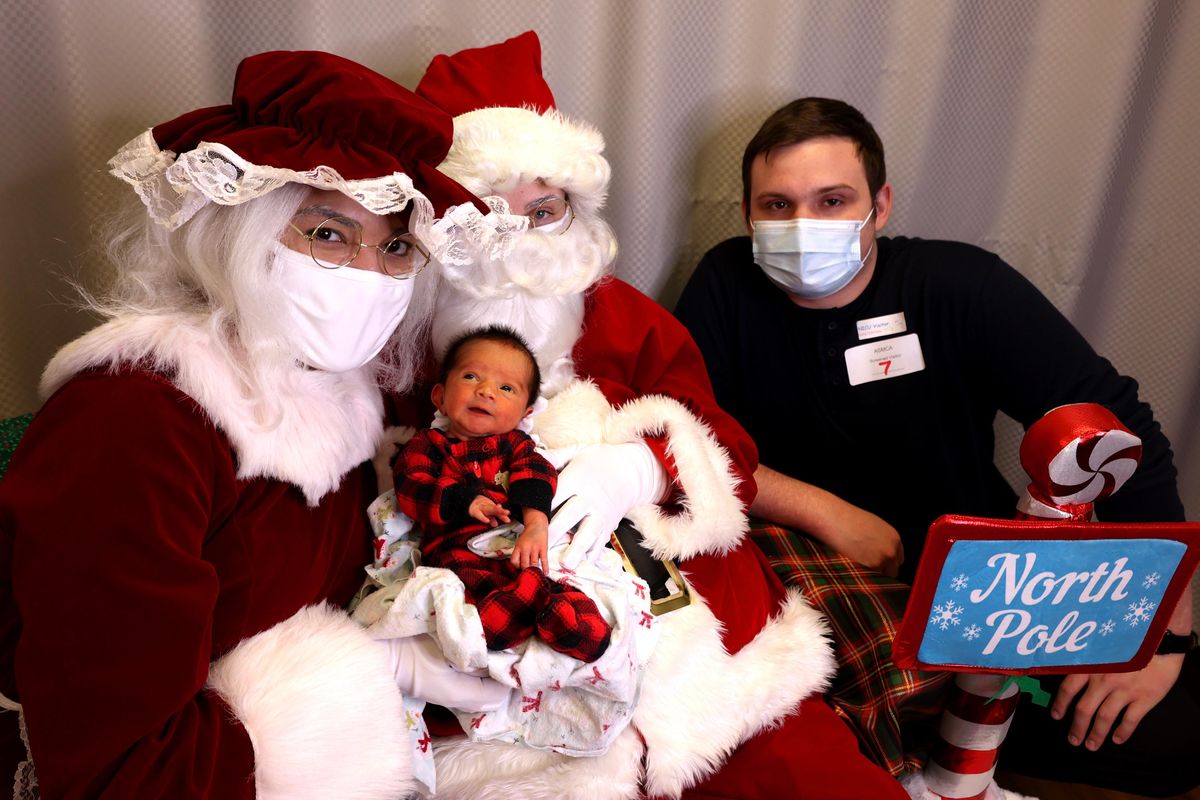 PHOTOS: Santa brings Christmas cheer to preemie babies at Austin hospital