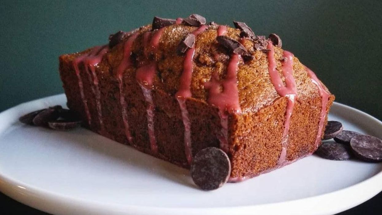 This chocolate chip Cheerwine banana bread is the perfect holiday treat