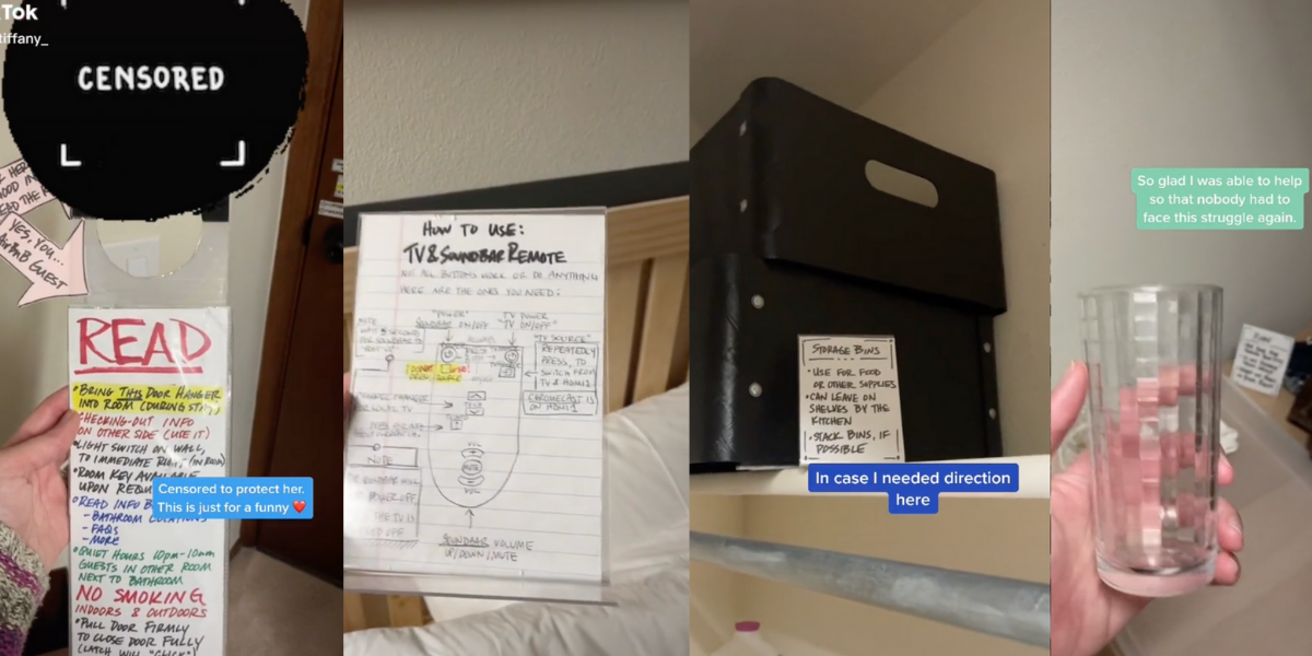 Airbnb Host's Extreme Instructions Go Viral On TikTok VIDEO Comic Sands