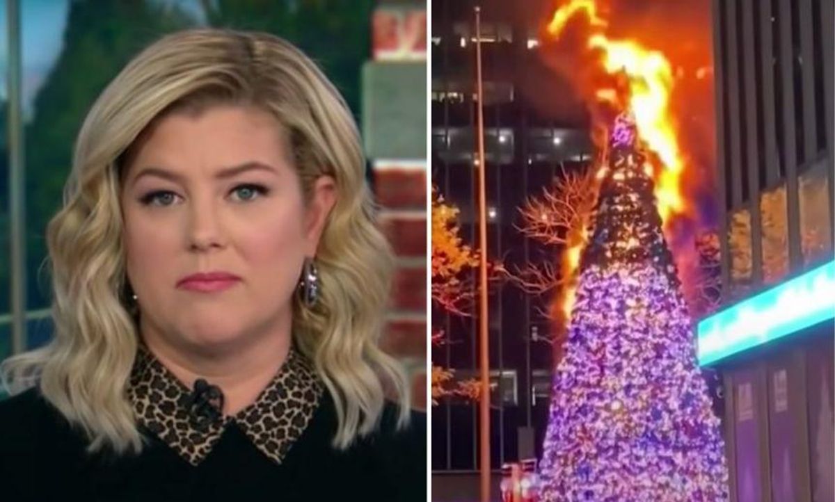 CNN Anchor Shames Fox News for Caring More About Their Christmas Tree Than the Capitol Riots