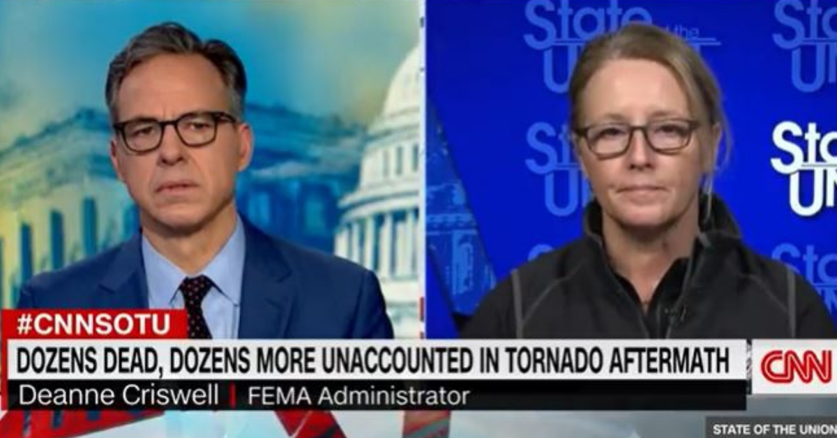 FEMA Chief Says Monster Tornadoes That Cause Mass Destruction Are The 'New Normal' Thanks To Climate Change