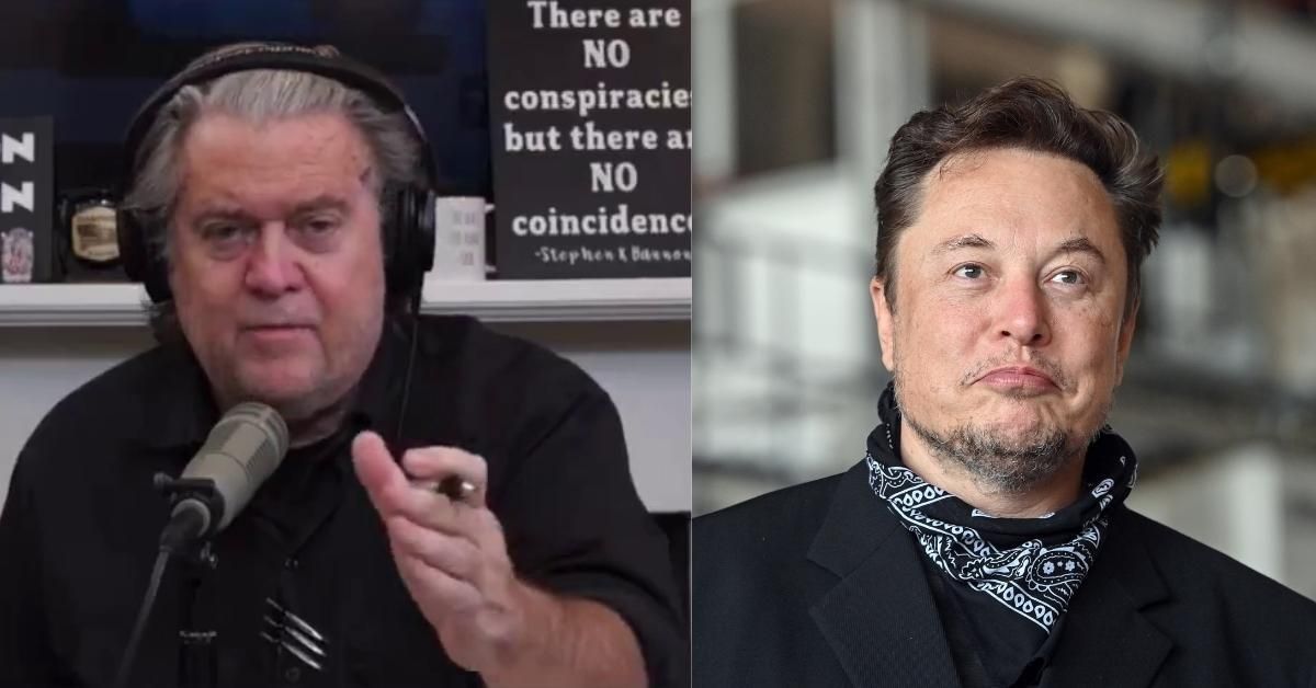Steve Bannon Rants About Elon Musk Putting Chips In People's Brains Ahead Of 2022 Midterms