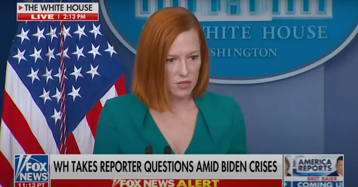 Psaki Calls Out Fox News Hosts For 'Spreading Lies' About Capitol Riot On Air After Privately Denouncing It