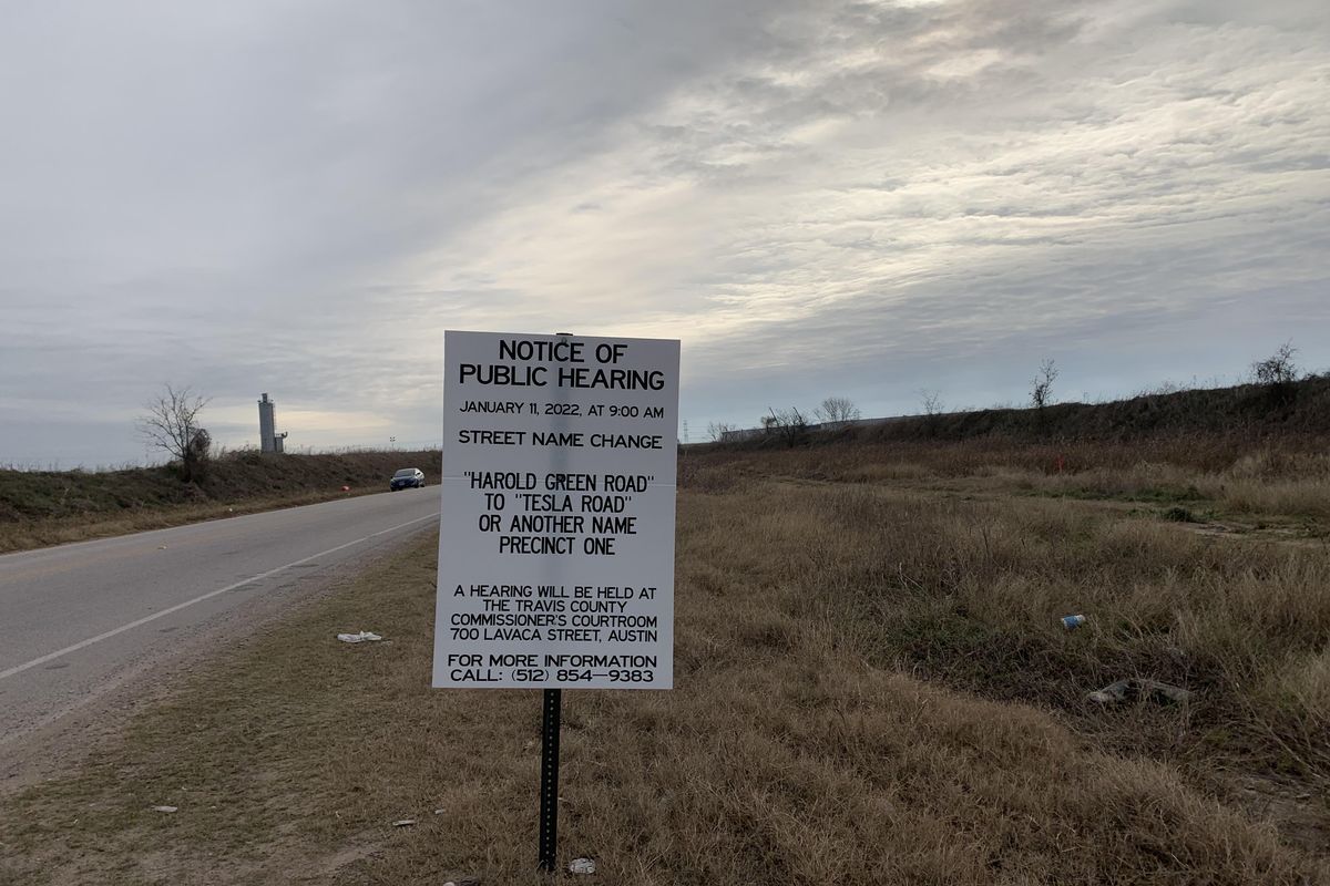 Tesla Road renaming approved by Travis County