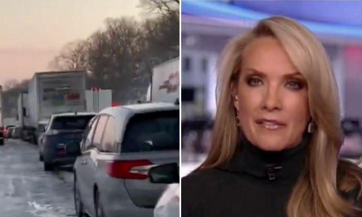 Fox News Host Blames Virginia Traffic Jam on Left for Failure to Allow 'Military-Grade Equipment'