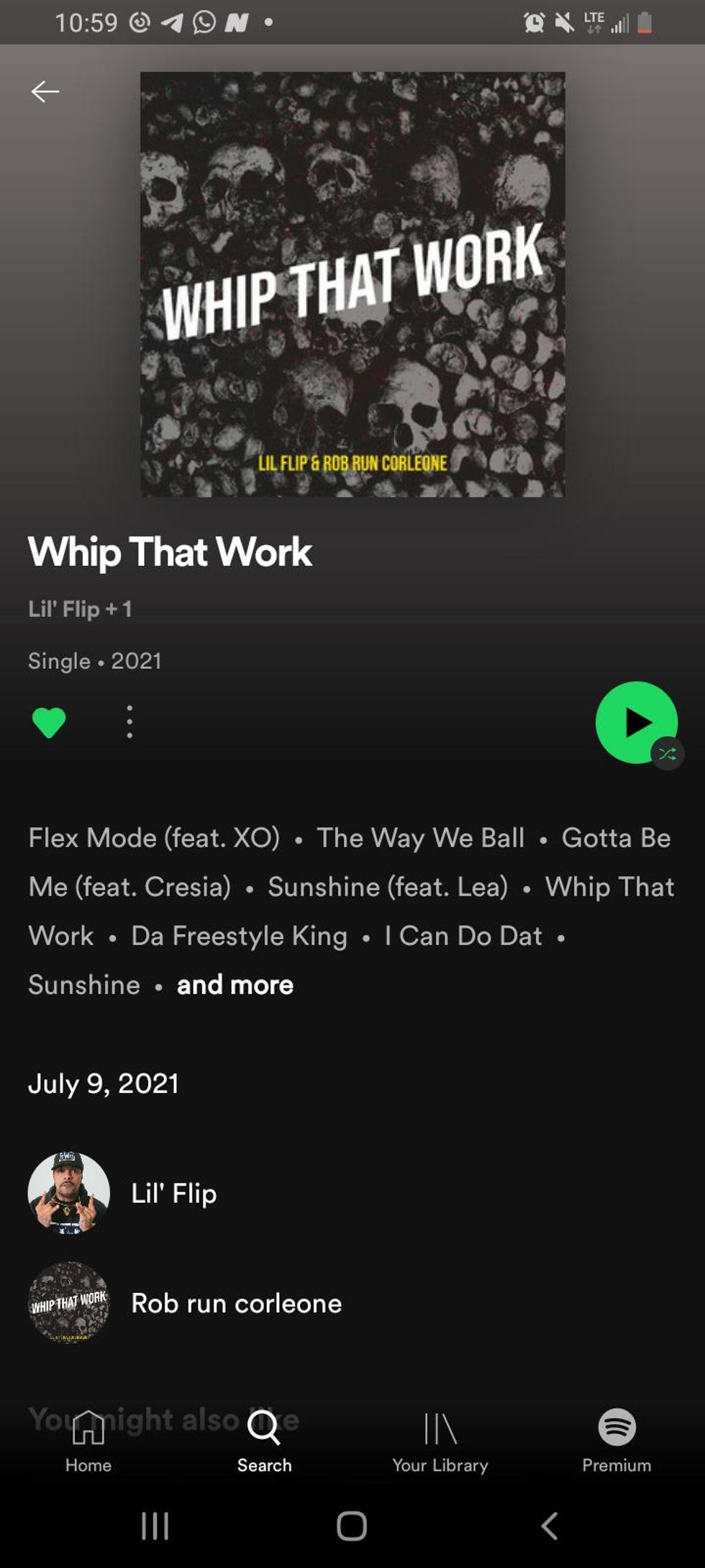 Texas platinum rapper Lil' Flip teams up with Rob run corleone and most hated records with production by Baby Savage (God of Grind) to release new single 'Whip that work'. And its streaming on Spotify now.
