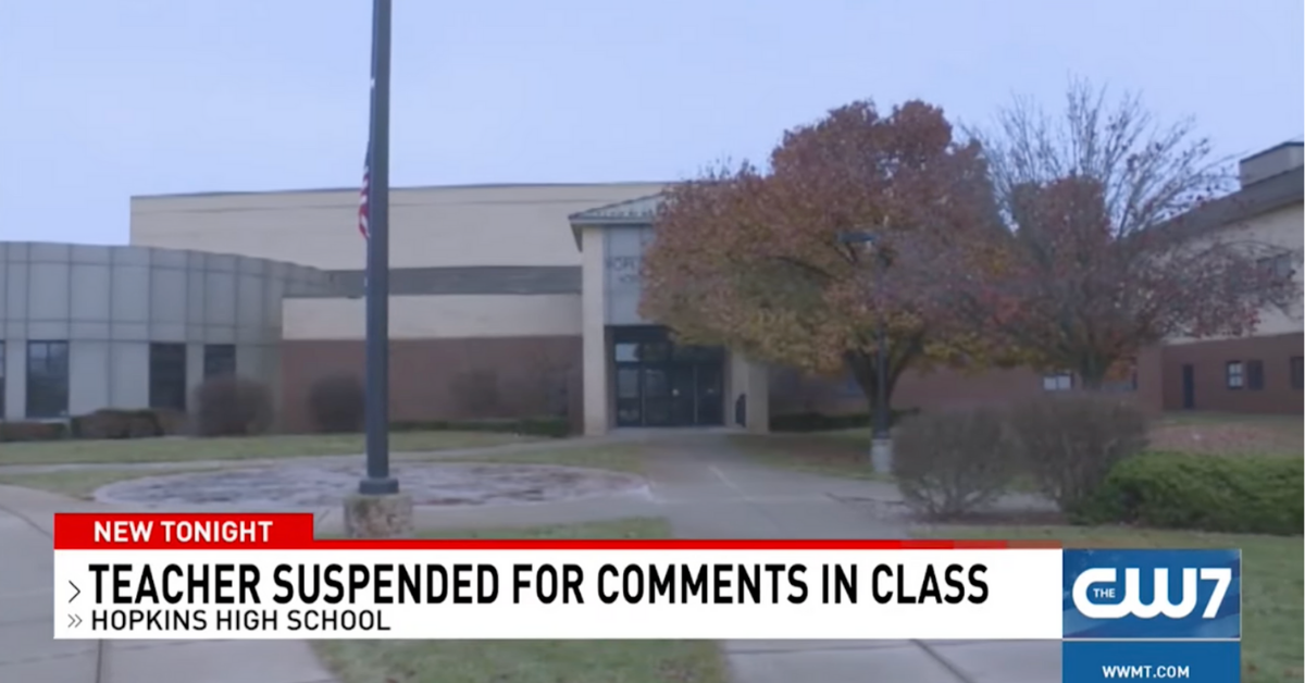 Michigan Teacher Suspended For Telling Students How He Would've Carried Out Oxford Shooting