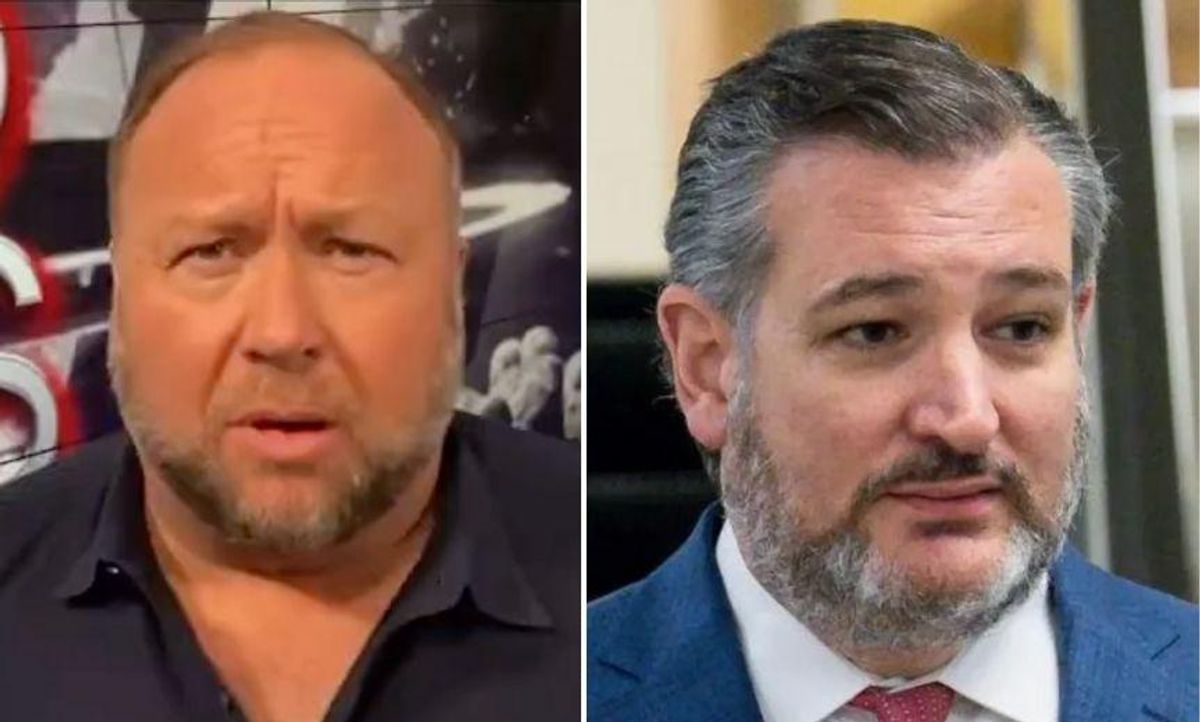 Alex Jones Rages at Ted Cruz for DOJ's Arrest of Oath Keeper for Seditious Conspiracy